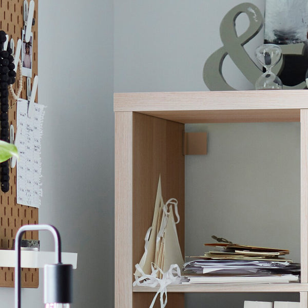IKEA KALLAX Shelving unit 2x2, oak effect, 77x77 cm