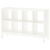 IKEA KALLAX Shelving with underframe, white, 147x94 cm