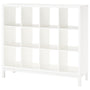 IKEA KALLAX Shelving with underframe, white, 147x129 cm