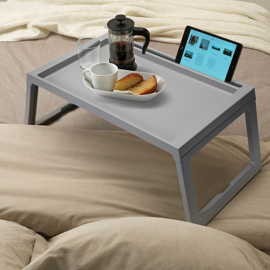 IKEA KLIPSK Bed tray, grey
