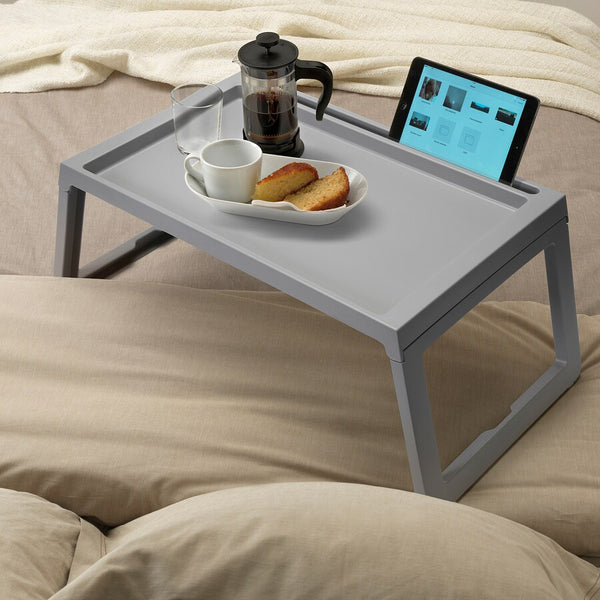 IKEA KLIPSK Bed tray, grey