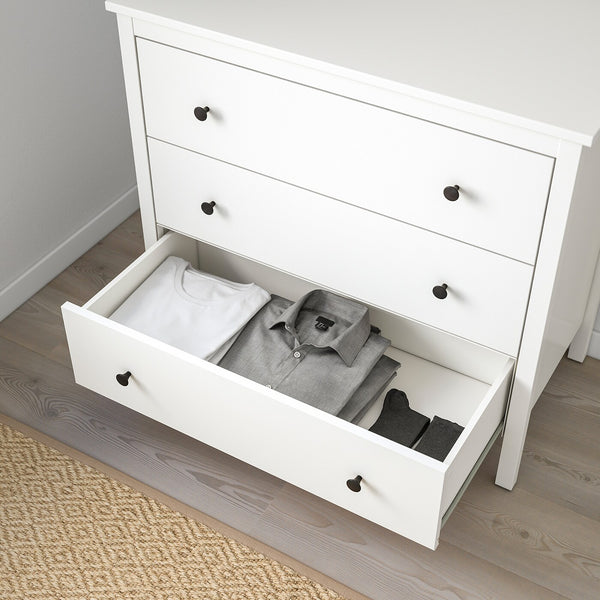 IKEA KOPPANG Chest of 3 drawers, white, 90x83 cm