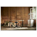 IKEA LAGKAPTEN / ADILS Desk, 200x60 cm, oak/black