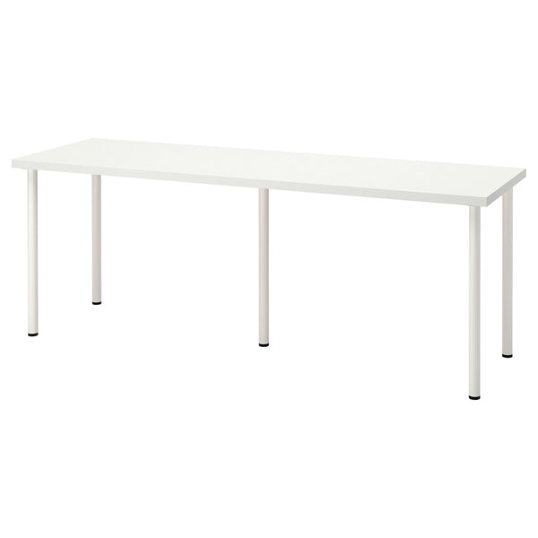 IKEA LAGKAPTEN / ADILS Desk, 200x60 cm, white