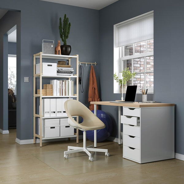 IKEA LAGKAPTEN / ALEX Desk, 120x60 cm, oak/white