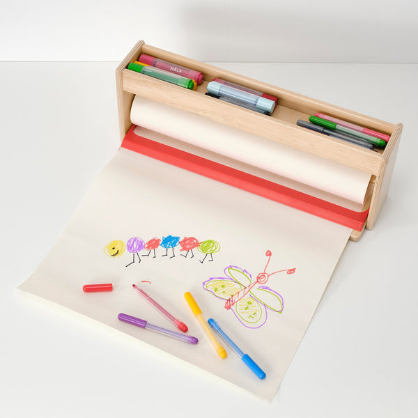 IKEA MALA paper roll holder + MALA drawing paper