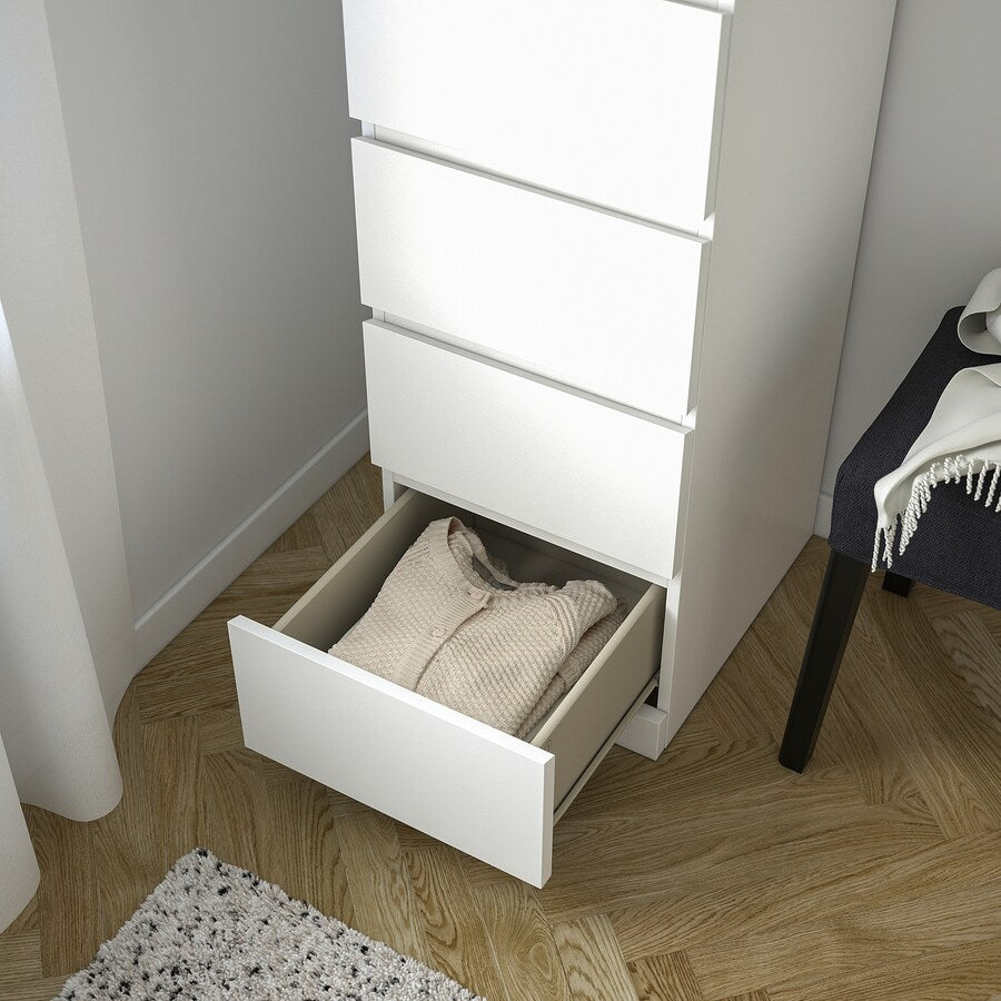 Ikea malm deals drawers 6 white