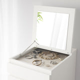 IKEA MALM 6 Drawers with mirror, white, 40x123 cm