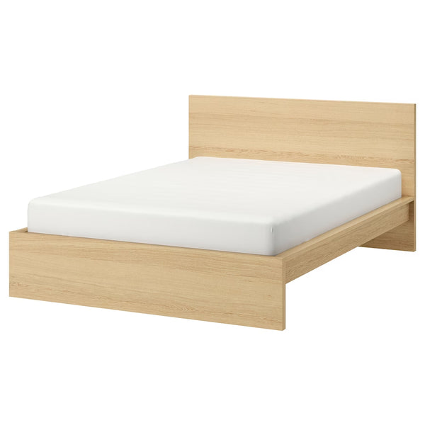 IKEA MALM Bed frame, oak veneer, Queen