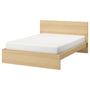 IKEA MALM Bed frame, oak veneer, Queen