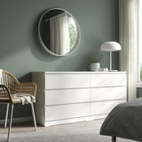 IKEA MALM Chest of 6 drawers, white, 160x78 cm