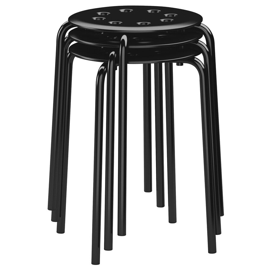 IKEA MARIUS Stool, black