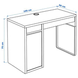 IKEA MICKE Desk, white, 105x50 cm