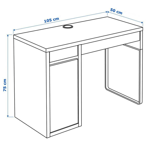 IKEA MICKE Desk, white, 105x50 cm