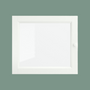 IKEA BILLY OXBERG glass door, white, 40x35 cm