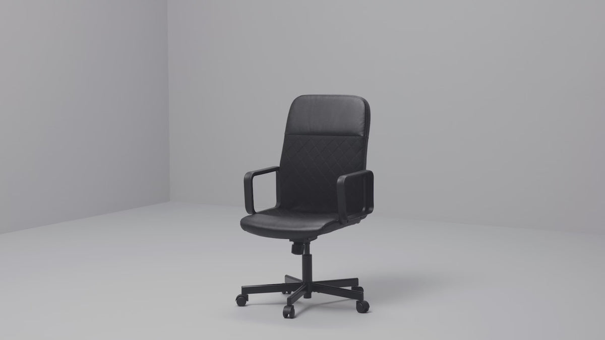 IKEA RENBERGET Swivel chair, Bomstad black