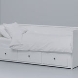 IKEA HEMNES Day-bed frame, white, 80x200 cm