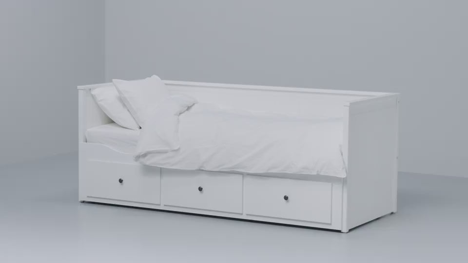 IKEA HEMNES Day-bed frame, white, 80x200 cm