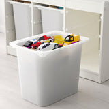 IKEA TROFAST Storage with 3 boxes, white, 99x44x56 cm