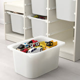 IKEA TROFAST Storage with 6 boxes, white, 99x44x95 cm