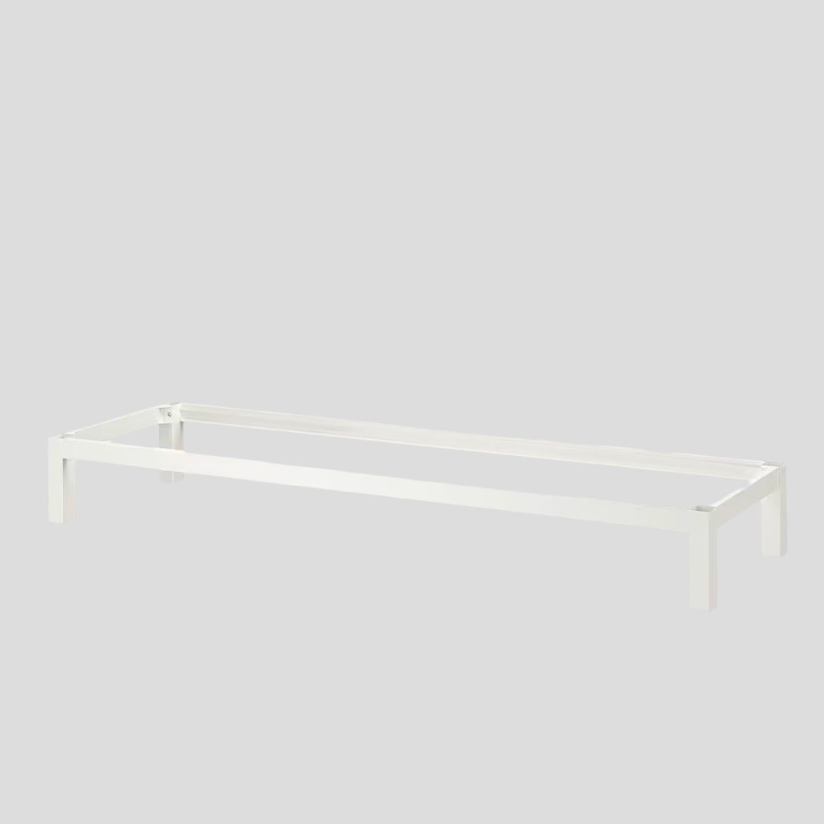 IKEA KALLAX Shelving with underframe, oak effect/white, 147x94 cm