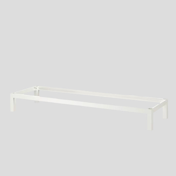 IKEA KALLAX Shelving with underframe, white, 147x129 cm