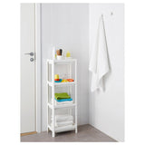 IKEA VESKEN Shelf unit, white, 37x23x101 cm