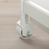 IKEA VESKEN Trolley, white, 54x18x71 cm