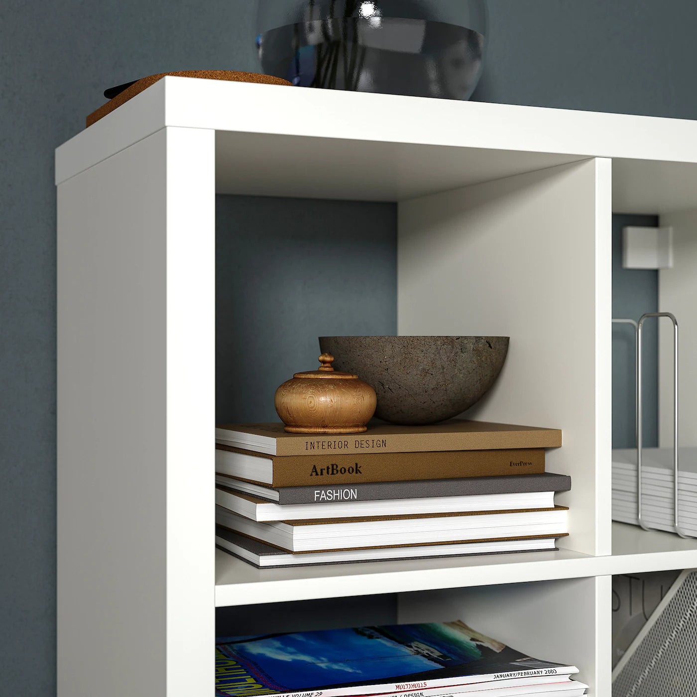 Kallax shelving online unit white