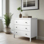 IKEA KOPPANG Chest of 3 drawers, white, 90x83 cm