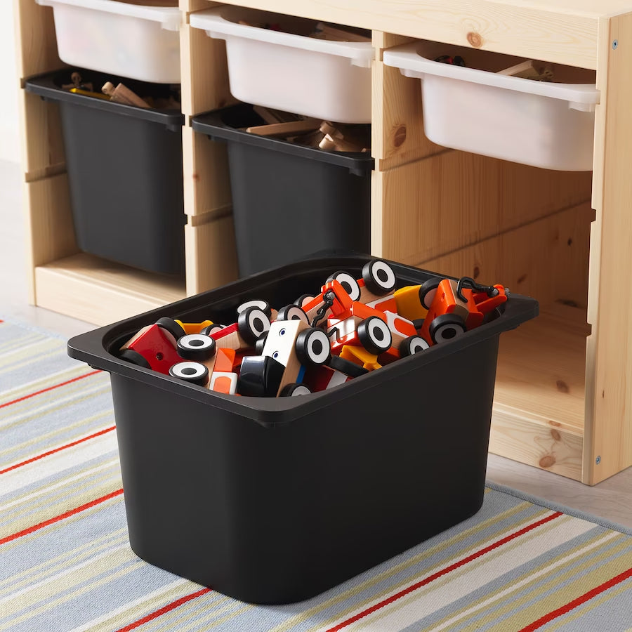 Black trofast hot sale bins